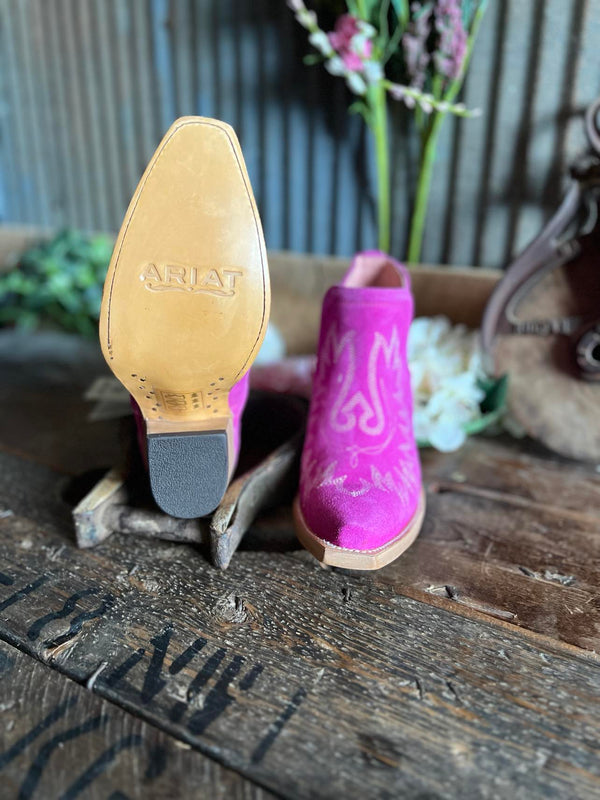 Womens Ariat Dixon Bootie In Haut Pink-Women's Boots-Ariat-Lucky J Boots & More, Women's, Men's, & Kids Western Store Located in Carthage, MO