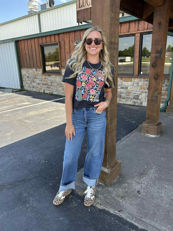 Hidden Paityn High Rise Dad Jean-Women's Denim-HIDDEN-Lucky J Boots & More, Women's, Men's, & Kids Western Store Located in Carthage, MO