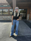 Levi's Ribcage Wide Leg in Medium Wash-Women's Denim-Levi's-Lucky J Boots & More, Women's, Men's, & Kids Western Store Located in Carthage, MO