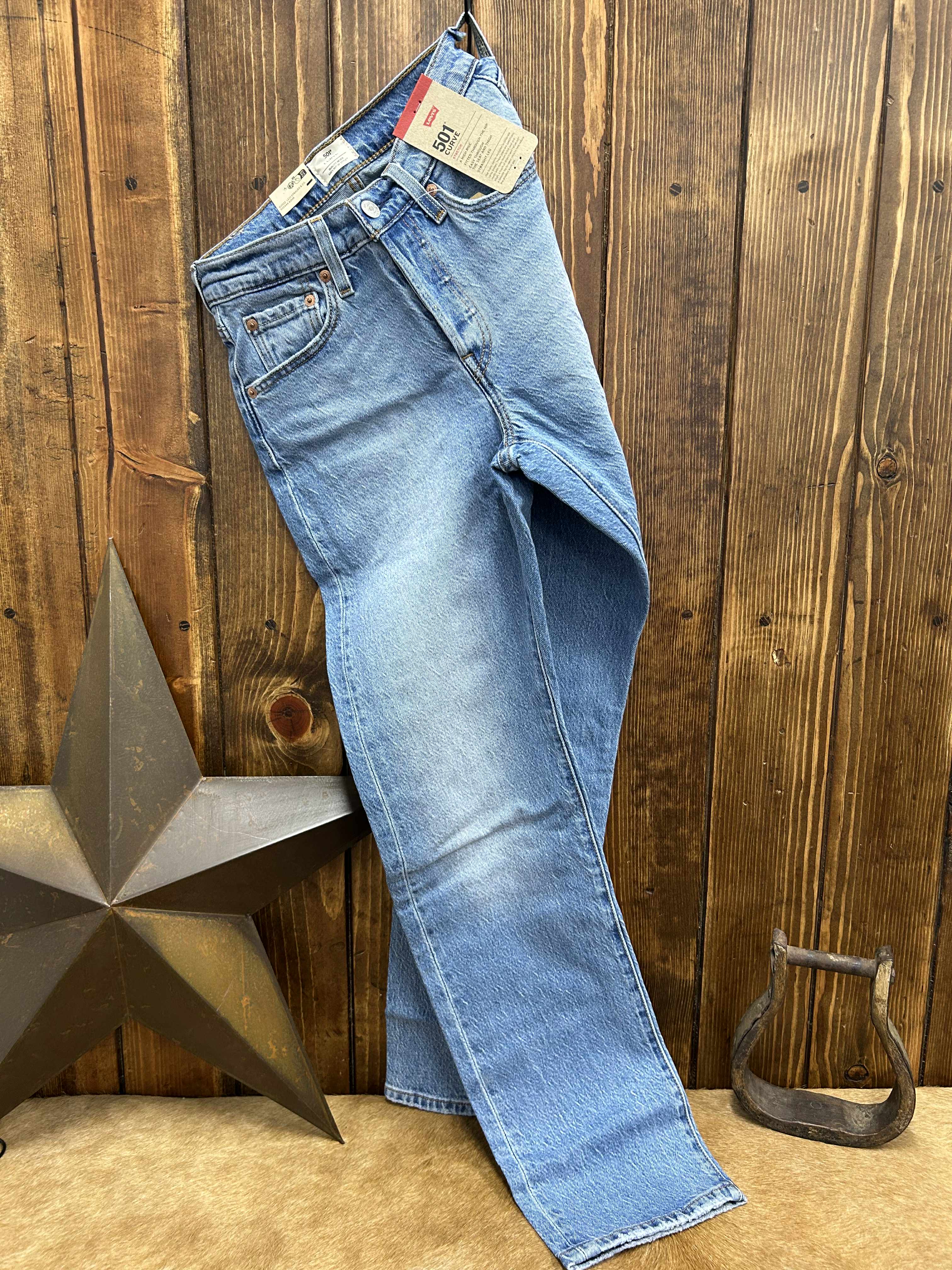 Women's Levi's 501 Curve Jean-Women's Denim-Levi's-Lucky J Boots & More, Women's, Men's, & Kids Western Store Located in Carthage, MO