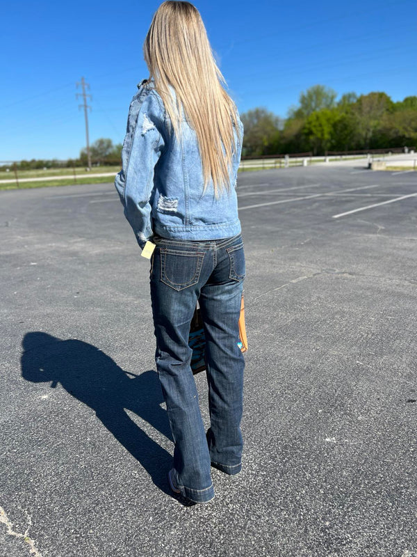 Womens Allie City Trouser by Stetson *FINAL SALE*-Women's Denim-Stetson-Lucky J Boots & More, Women's, Men's, & Kids Western Store Located in Carthage, MO