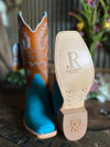 Women's R Watson Turquoise Boar/ Chestnut Ranch Hand-Women's Boots-R. Watson-Lucky J Boots & More, Women's, Men's, & Kids Western Store Located in Carthage, MO