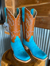 Women's R Watson Turquoise Boar/ Chestnut Ranch Hand-Women's Boots-R. Watson-Lucky J Boots & More, Women's, Men's, & Kids Western Store Located in Carthage, MO