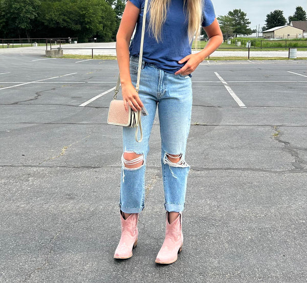 Lane Boots Lexington Blush Bootie-Women's Boots-Lane Boots-Lucky J Boots & More, Women's, Men's, & Kids Western Store Located in Carthage, MO