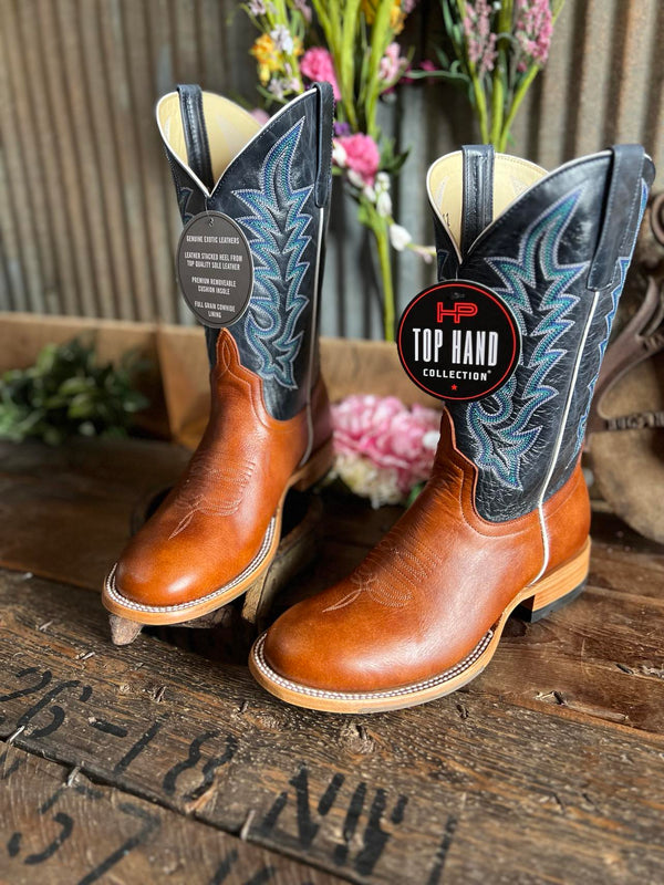 Men's Horse Power Cognac Belton Boot-Men's Boots-Horse Power-Lucky J Boots & More, Women's, Men's, & Kids Western Store Located in Carthage, MO