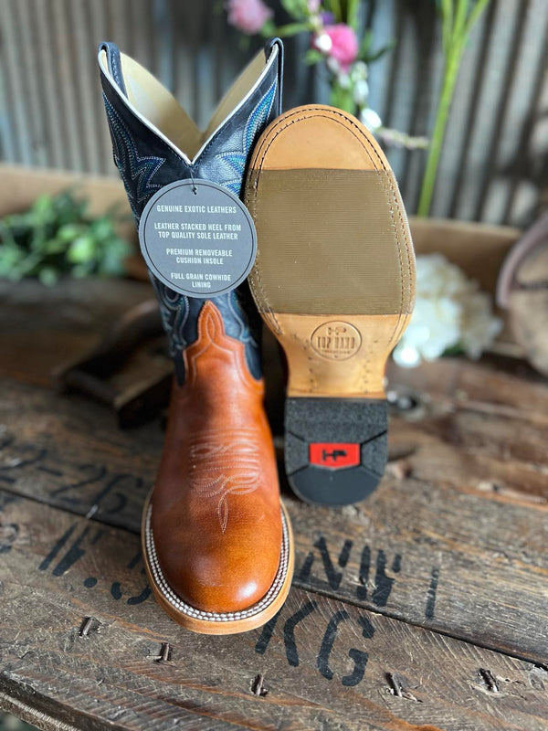 Men's Horse Power Cognac Belton Boot-Men's Boots-Horse Power-Lucky J Boots & More, Women's, Men's, & Kids Western Store Located in Carthage, MO