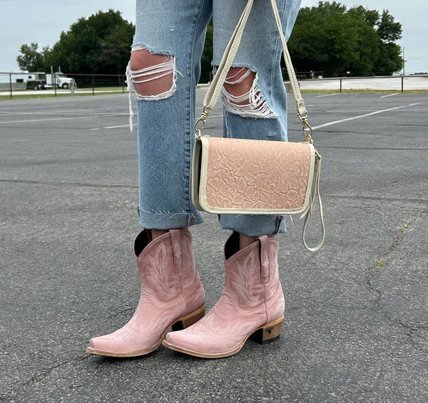 Lane Boots Lexington Blush Bootie-Women's Boots-Lane Boots-Lucky J Boots & More, Women's, Men's, & Kids Western Store Located in Carthage, MO
