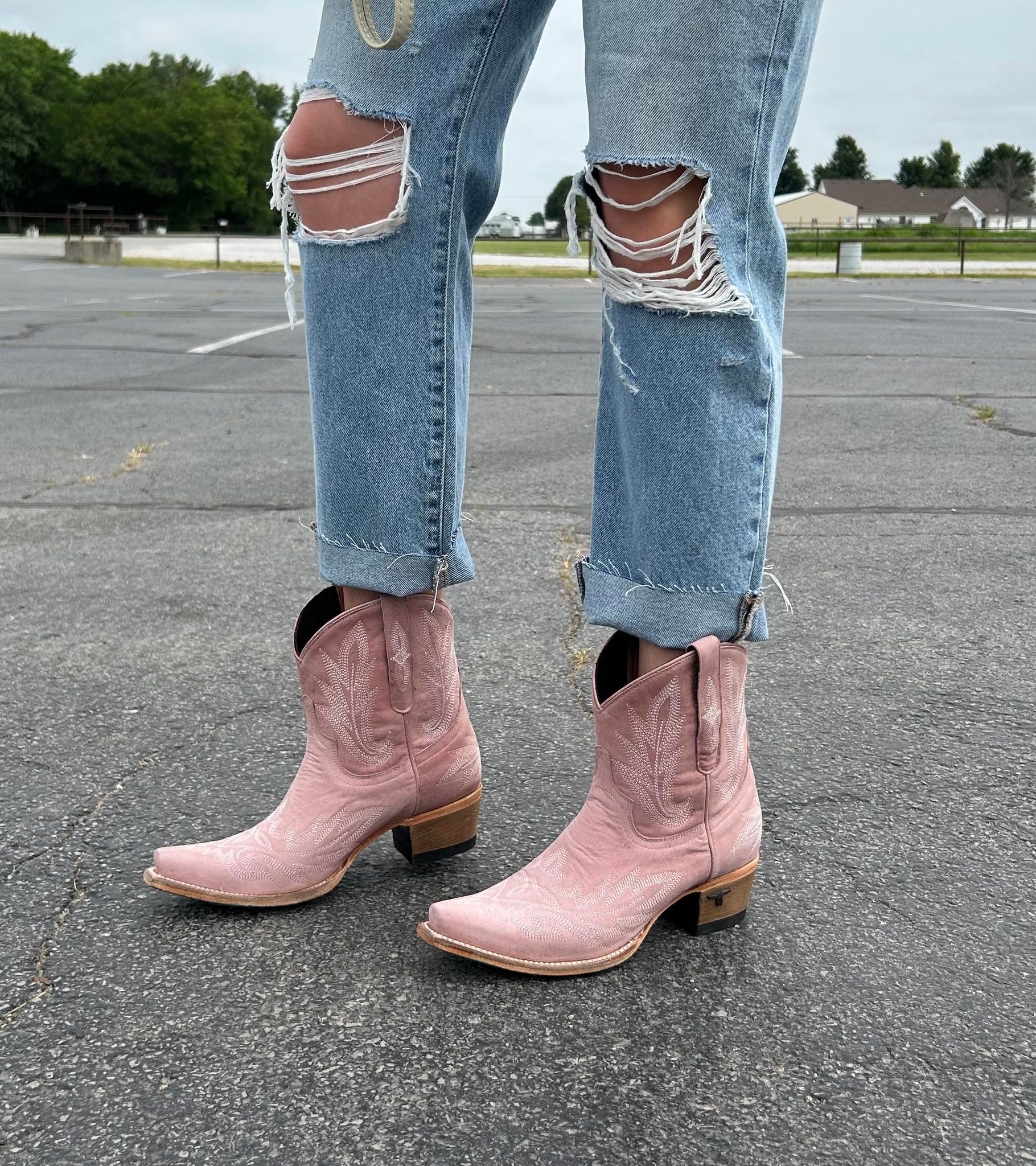 Lane Boots Lexington Blush Bootie-Women's Boots-Lane Boots-Lucky J Boots & More, Women's, Men's, & Kids Western Store Located in Carthage, MO