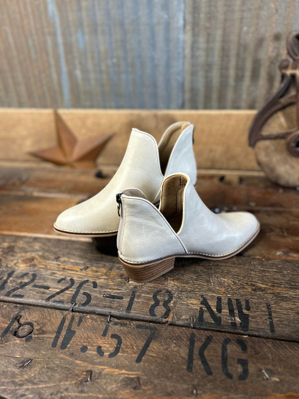 Boutique Vanish Bootie in Ivory *FINAL SALE*-Women's Boots-Corkys Footwear-Lucky J Boots & More, Women's, Men's, & Kids Western Store Located in Carthage, MO