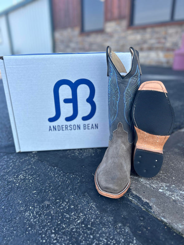 Men's Anderson Bean Stone Waxy Kudu Boot-Men's Boots-Anderson Bean-Lucky J Boots & More, Women's, Men's, & Kids Western Store Located in Carthage, MO