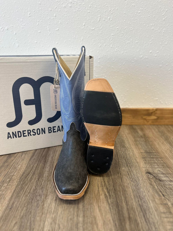 Men's Anderson Bean Grey Safari Cape Buffalo Boot-Men's Boots-Anderson Bean-Lucky J Boots & More, Women's, Men's, & Kids Western Store Located in Carthage, MO