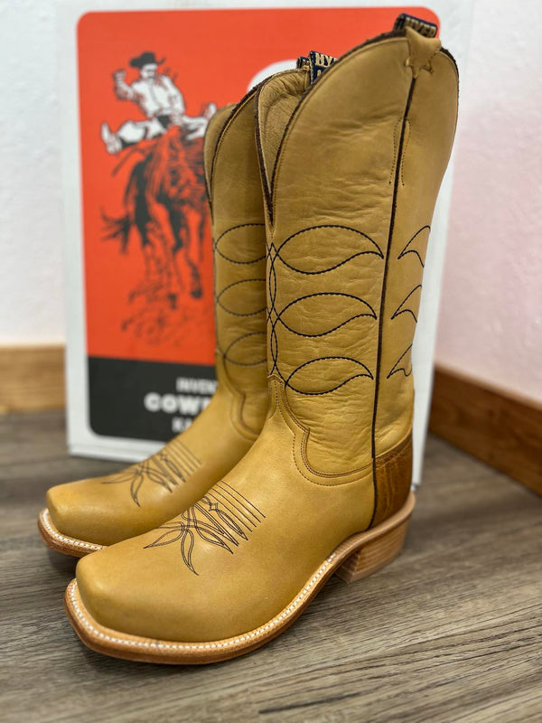 Men's Hyer Maize Tan Cowhide Boot-Men's Boots-HYER Boots-Lucky J Boots & More, Women's, Men's, & Kids Western Store Located in Carthage, MO