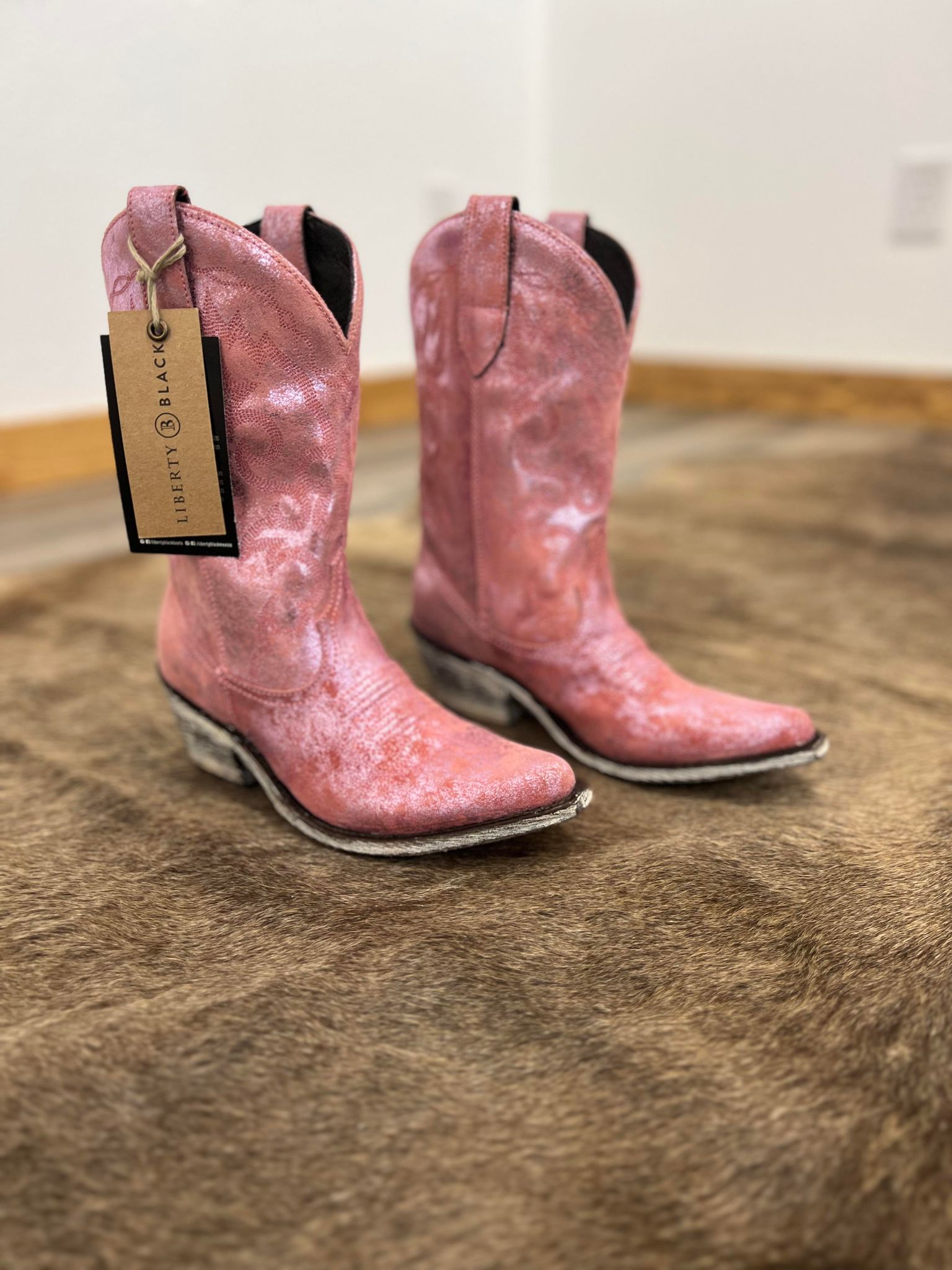 Liberty Black Sienna Boots in Rosa *FINAL SALE*-Women's Boots-Liberty Black-Lucky J Boots & More, Women's, Men's, & Kids Western Store Located in Carthage, MO