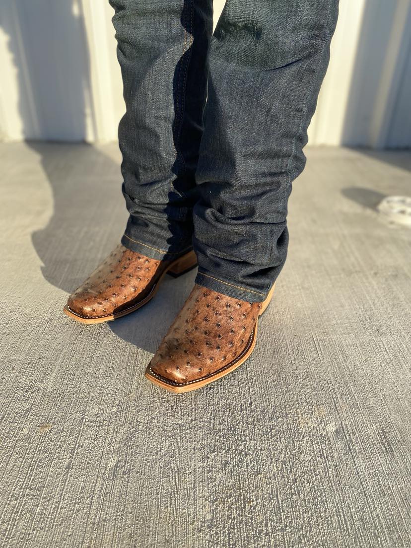 Men's Horse Power Kango Tobacco Full Quill Boot-Men's Boots-Horse Power-Lucky J Boots & More, Women's, Men's, & Kids Western Store Located in Carthage, MO