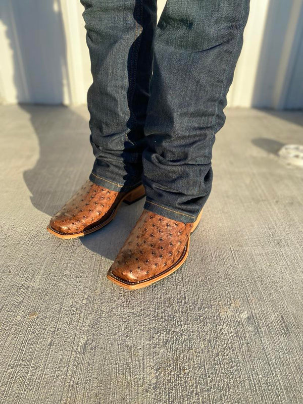 Men's Horse Power Kango Tobacco Full Quill Boot-Men's Boots-Horse Power-Lucky J Boots & More, Women's, Men's, & Kids Western Store Located in Carthage, MO