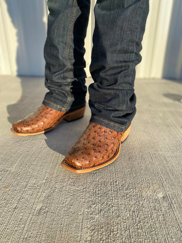 Men's Horse Power Kango Tobacco Full Quill Boot-Men's Boots-Horse Power-Lucky J Boots & More, Women's, Men's, & Kids Western Store Located in Carthage, MO