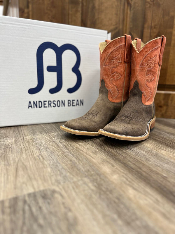 Men's Anderson Bean Charcoal Boar Boot-Men's Boots-Anderson Bean-Lucky J Boots & More, Women's, Men's, & Kids Western Store Located in Carthage, MO