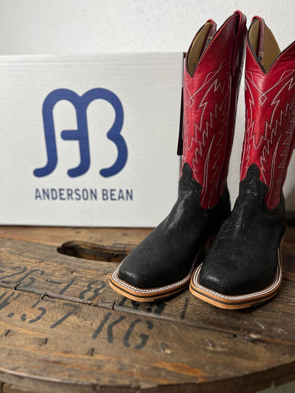 Men's Anderson Bean Black Elephant Boot-Men's Boots-Anderson Bean-Lucky J Boots & More, Women's, Men's, & Kids Western Store Located in Carthage, MO