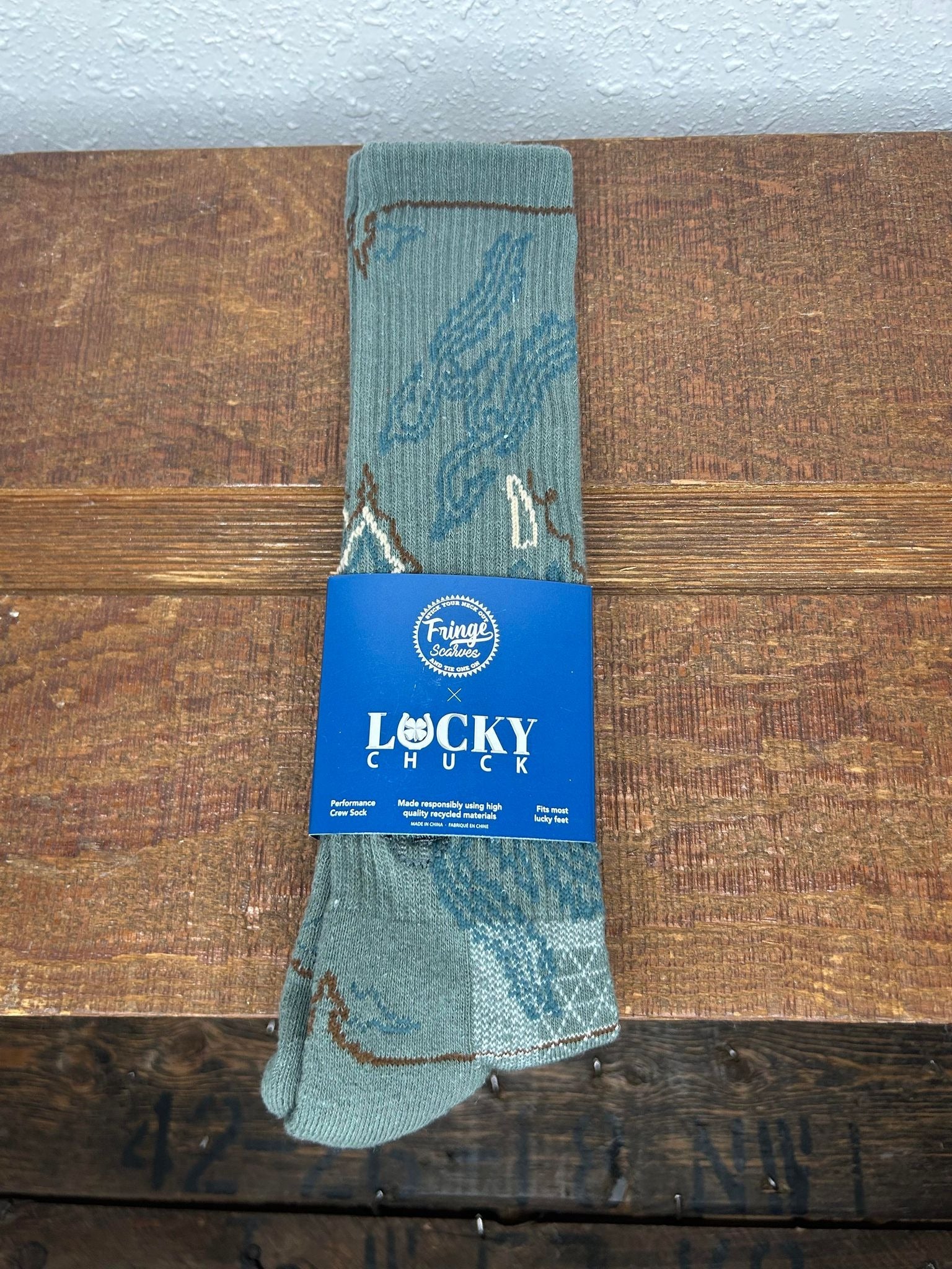 Lucky Chuck Socks-Socks-Lucky Chuck Brand-Lucky J Boots & More, Women's, Men's, & Kids Western Store Located in Carthage, MO