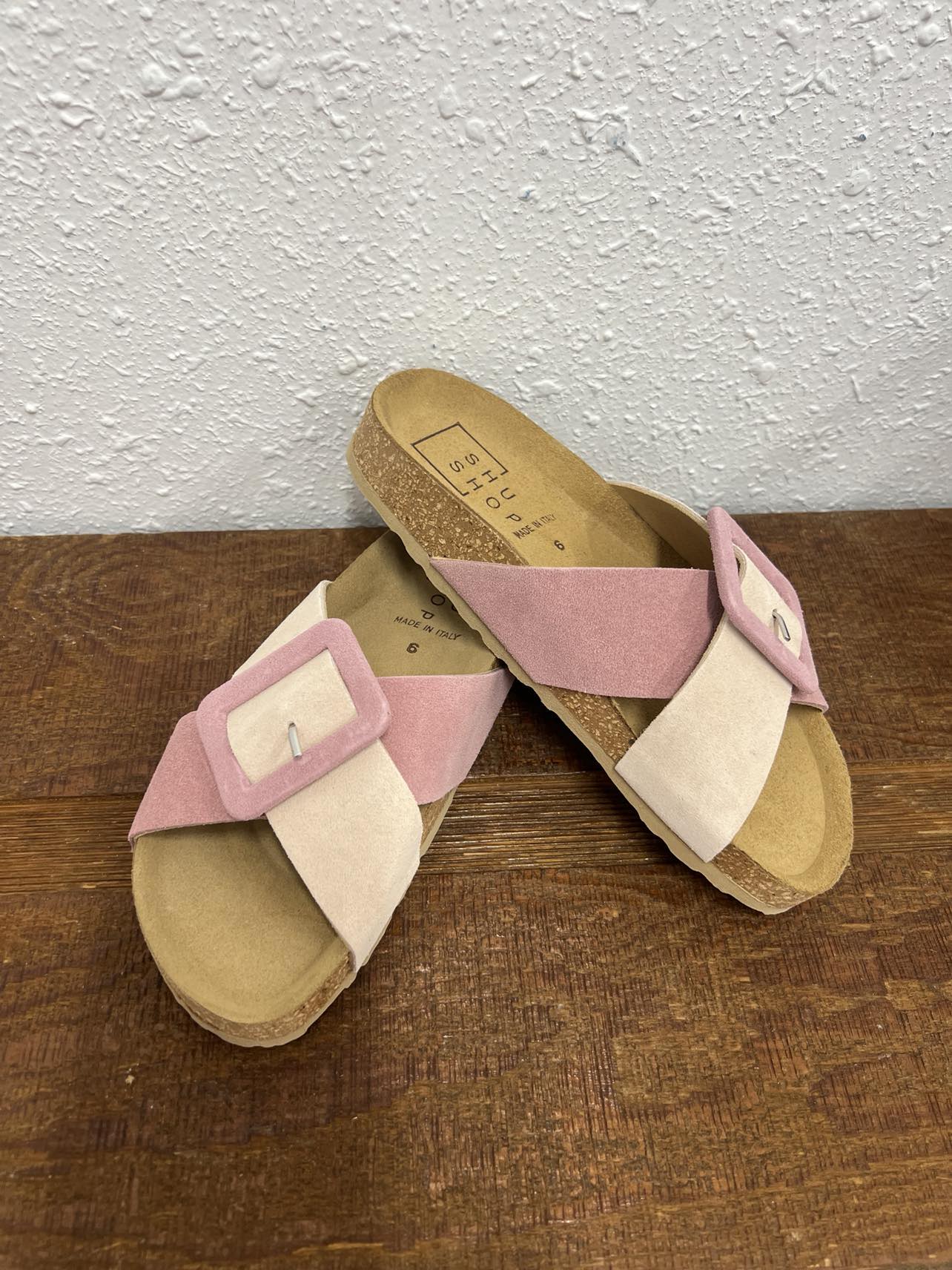 Shu Shop Bettina in Pink Sandal *Final Sale*-Sandals-Shu Shop-Lucky J Boots & More, Women's, Men's, & Kids Western Store Located in Carthage, MO