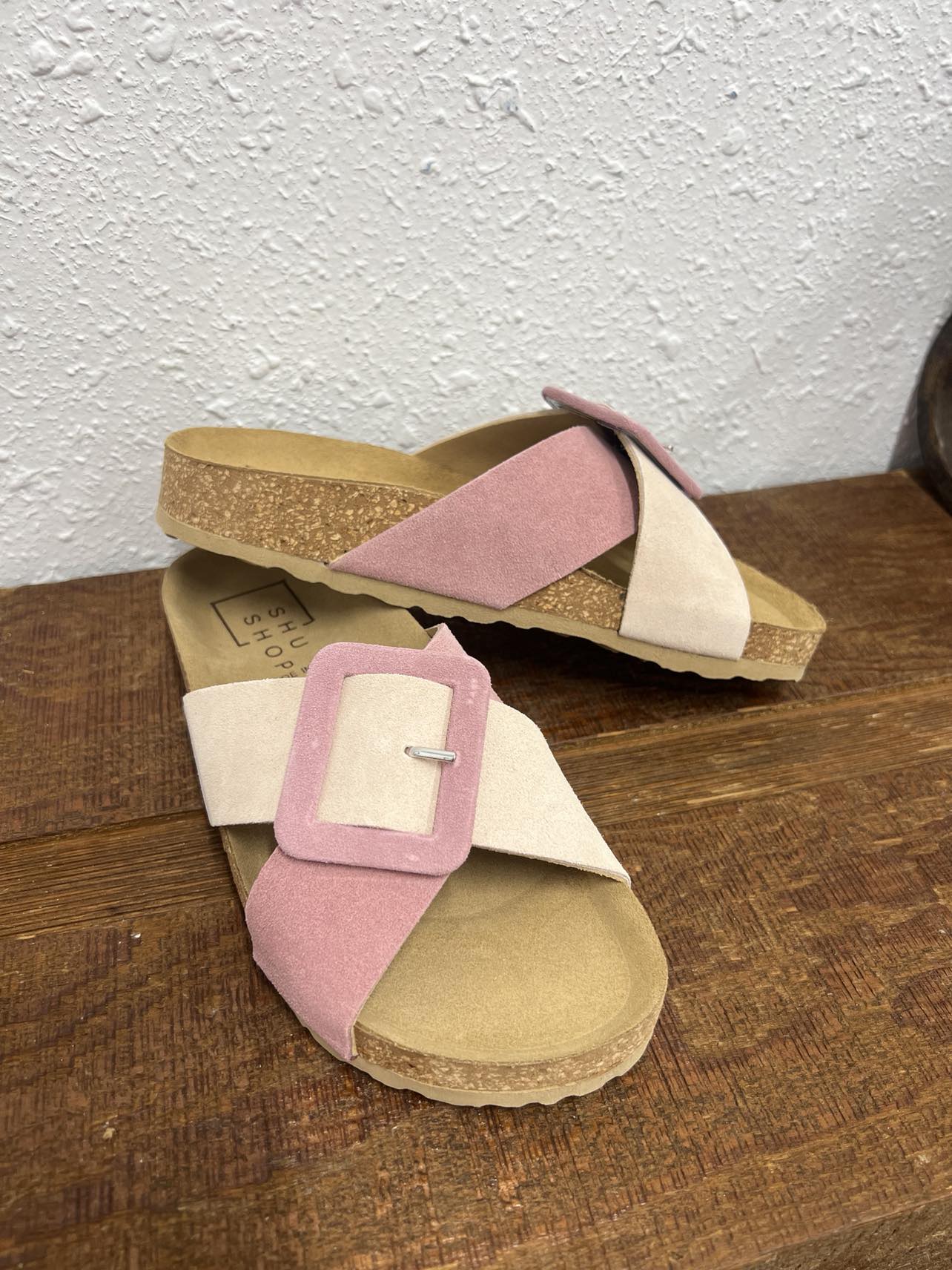 Shu Shop Bettina in Pink Sandal *Final Sale*-Sandals-Shu Shop-Lucky J Boots & More, Women's, Men's, & Kids Western Store Located in Carthage, MO