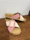 Shu Shop Bettina in Pink Sandal *Final Sale*-Sandals-Shu Shop-Lucky J Boots & More, Women's, Men's, & Kids Western Store Located in Carthage, MO