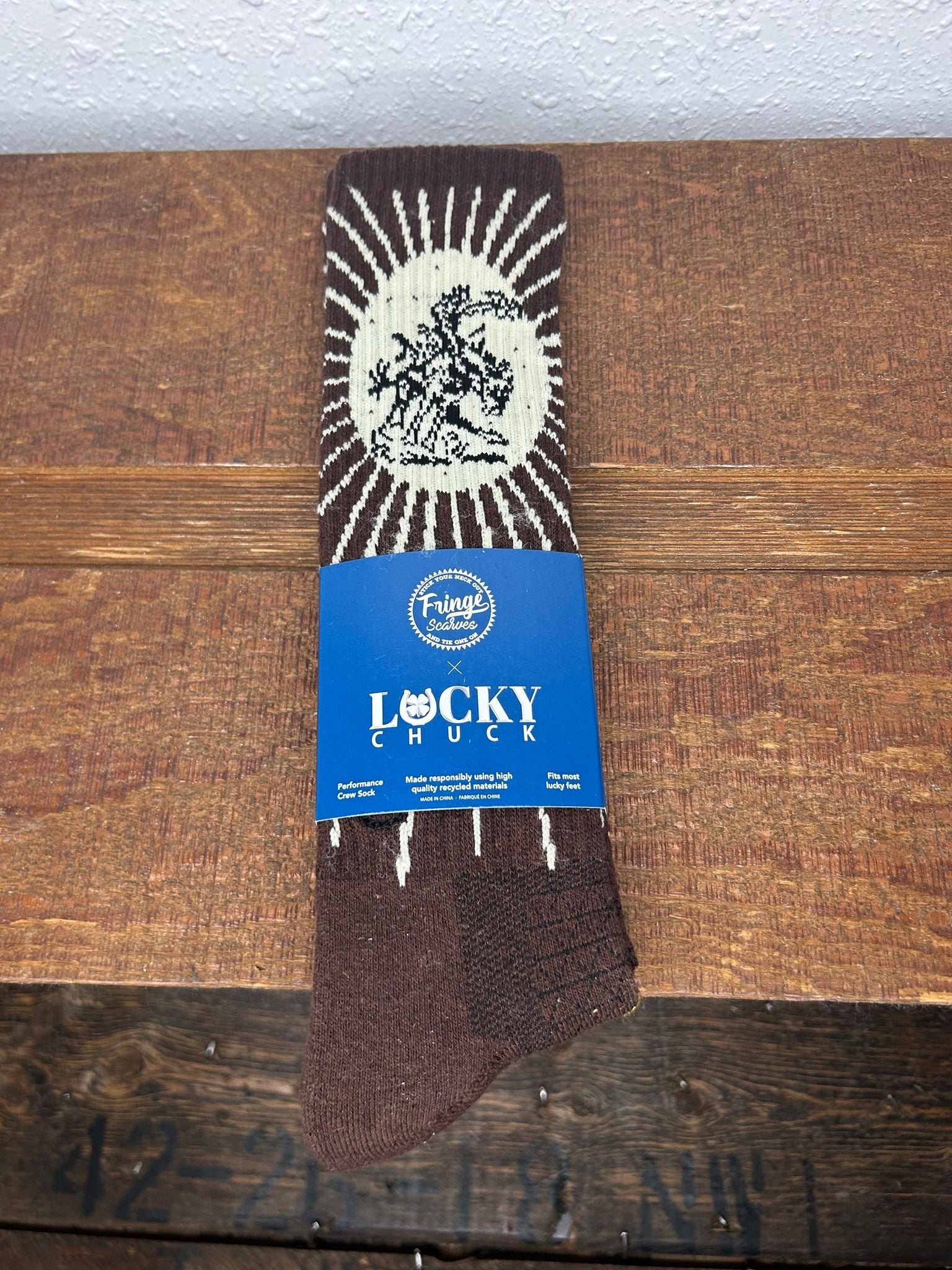 Lucky Chuck Socks-Socks-Lucky Chuck Brand-Lucky J Boots & More, Women's, Men's, & Kids Western Store Located in Carthage, MO