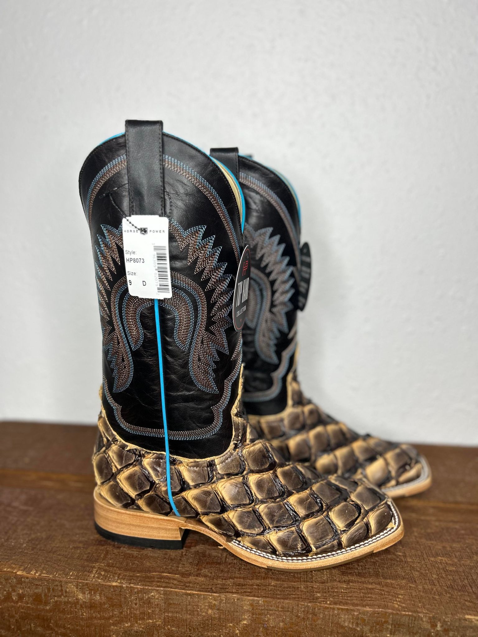 Men's Horse Power Beige Toas Big Bass Boot-Men's Boots-Horse Power-Lucky J Boots & More, Women's, Men's, & Kids Western Store Located in Carthage, MO