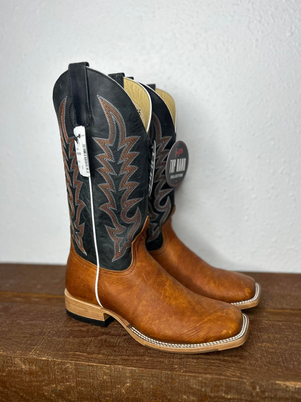 Horse Power Cognac Soft Smooth Quill Boot-Men's Boots-Horse Power-Lucky J Boots & More, Women's, Men's, & Kids Western Store Located in Carthage, MO