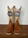 Men's Horse Power Brandy Reversed Smooth Quill Boot-Men's Boots-Horse Power-Lucky J Boots & More, Women's, Men's, & Kids Western Store Located in Carthage, MO
