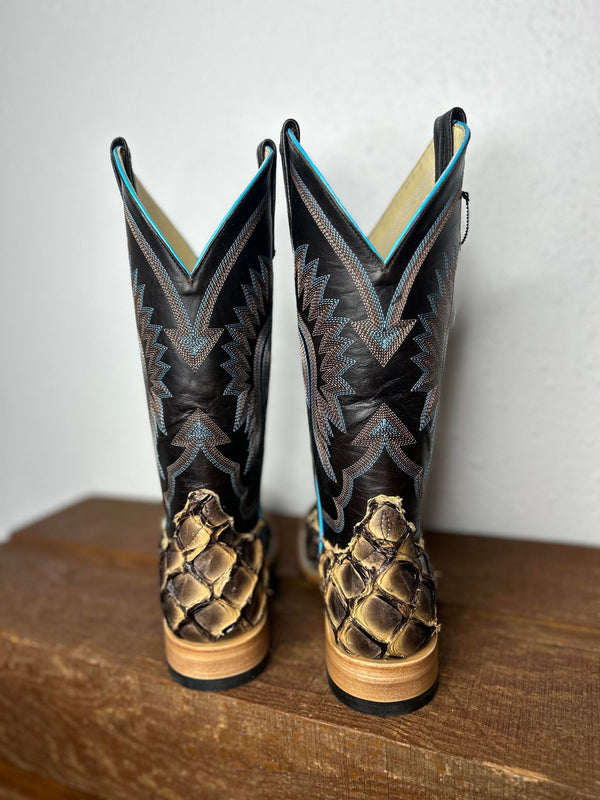 Men's Horse Power Beige Toas Big Bass Boot-Men's Boots-Horse Power-Lucky J Boots & More, Women's, Men's, & Kids Western Store Located in Carthage, MO