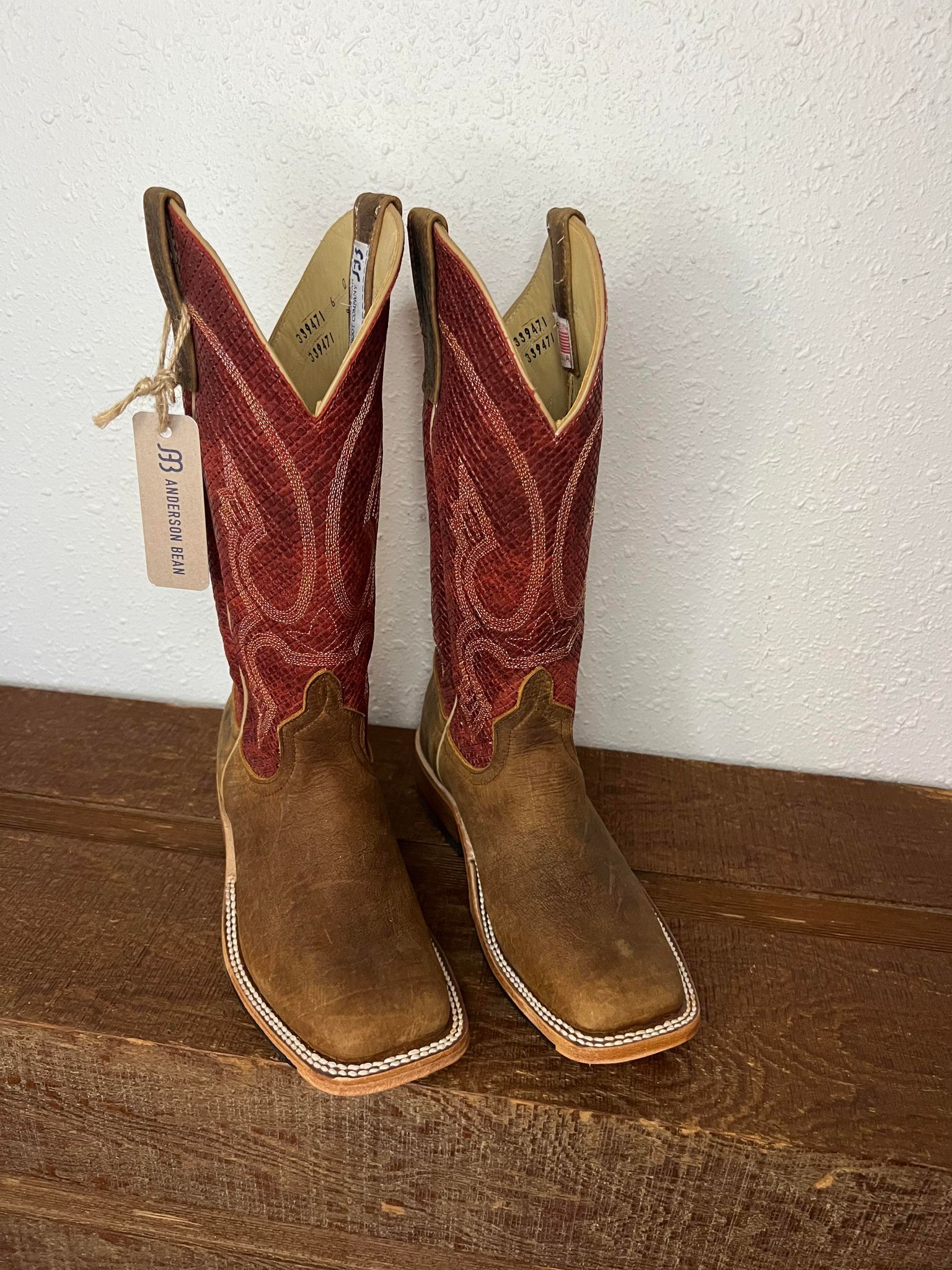 Anderson Bean Natural Brahma Bison Boot-Men's Boots-Anderson Bean-Lucky J Boots & More, Women's, Men's, & Kids Western Store Located in Carthage, MO