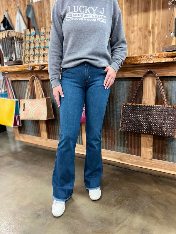 Kimes Ranch Lola Raw Hem *FINAL SALE*-Women's Denim-Kimes Ranch-Lucky J Boots & More, Women's, Men's, & Kids Western Store Located in Carthage, MO