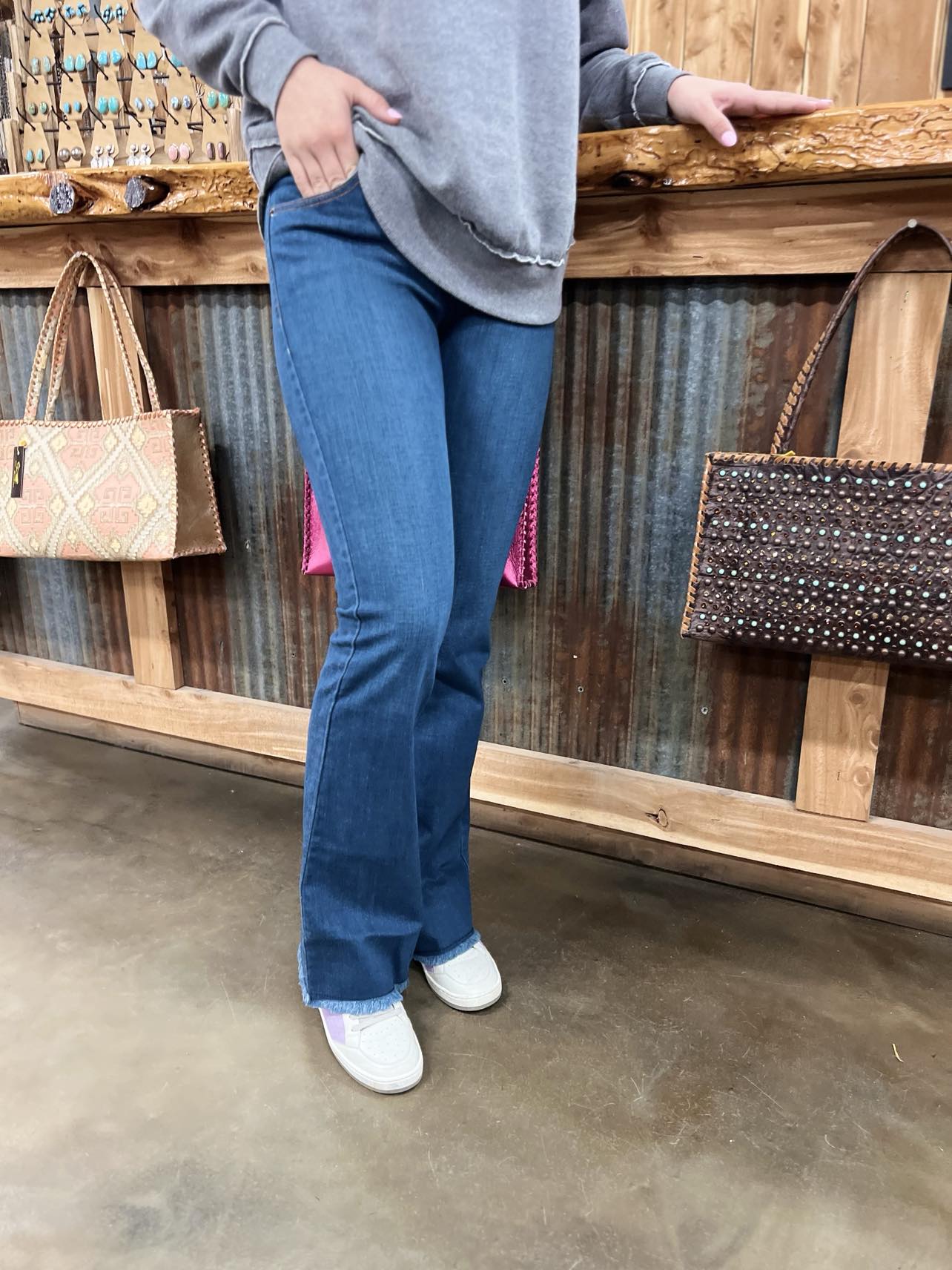 Kimes Ranch Lola Raw Hem *FINAL SALE*-Women's Denim-Kimes Ranch-Lucky J Boots & More, Women's, Men's, & Kids Western Store Located in Carthage, MO
