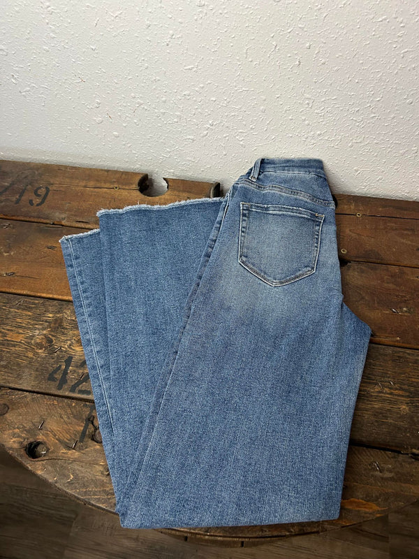 Mica Denim Regal Super High Wide Leg Jeans *FINAL SALE*-Women's Denim-Mica Denim-Lucky J Boots & More, Women's, Men's, & Kids Western Store Located in Carthage, MO