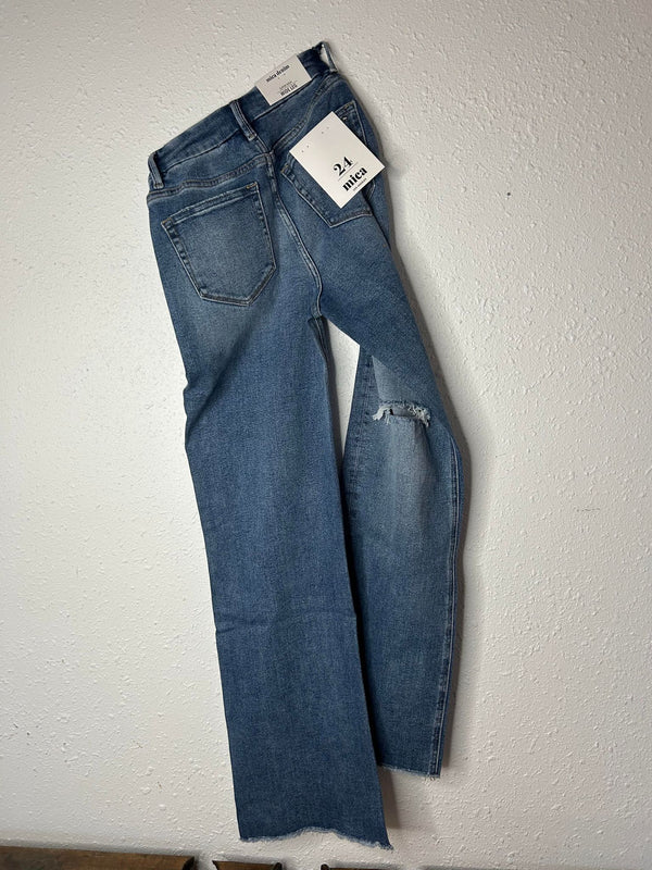 Mica Denim Regal Super High Wide Leg Jeans *FINAL SALE*-Women's Denim-Mica Denim-Lucky J Boots & More, Women's, Men's, & Kids Western Store Located in Carthage, MO