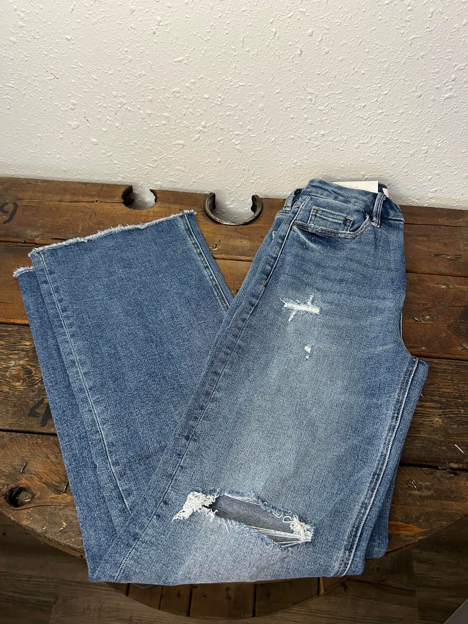 Mica Denim Regal Super High Wide Leg Jeans *FINAL SALE*-Women's Denim-Mica Denim-Lucky J Boots & More, Women's, Men's, & Kids Western Store Located in Carthage, MO