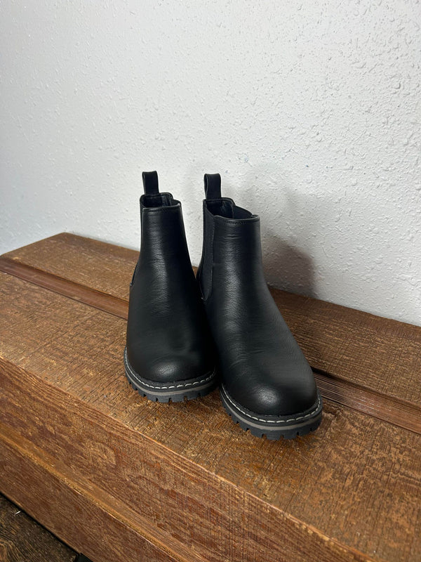 Corkys Cider Sippin in Black Booties *FINAL SALE*-Women's Boots-Corkys Footwear-Lucky J Boots & More, Women's, Men's, & Kids Western Store Located in Carthage, MO