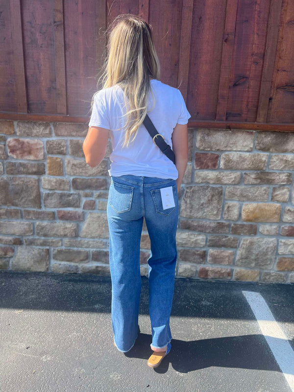 Mica Denim Regal Super High Wide Leg Jeans *FINAL SALE*-Women's Denim-Mica Denim-Lucky J Boots & More, Women's, Men's, & Kids Western Store Located in Carthage, MO