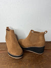 Corkys Love you a Latte in Tobacco Faux Suede Booties *FINAL SALE*-Women's Boots-Corkys Footwear-Lucky J Boots & More, Women's, Men's, & Kids Western Store Located in Carthage, MO