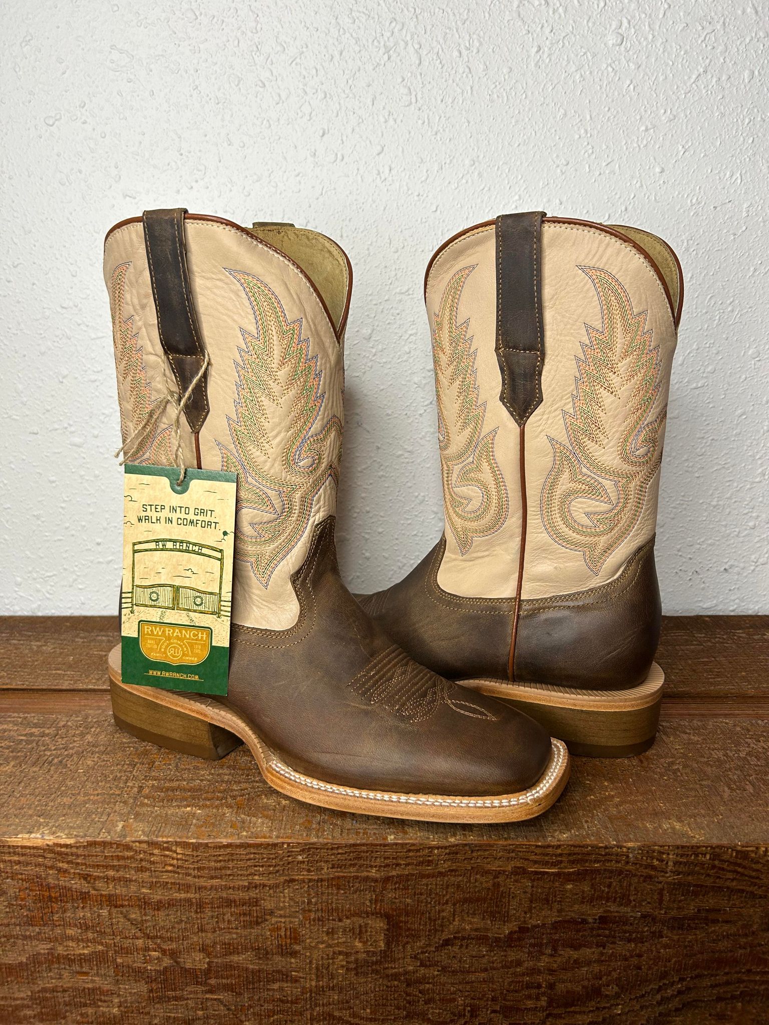 Men's R. Watson Mad Brown Goat Boot-Men's Boots-R. Watson-Lucky J Boots & More, Women's, Men's, & Kids Western Store Located in Carthage, MO