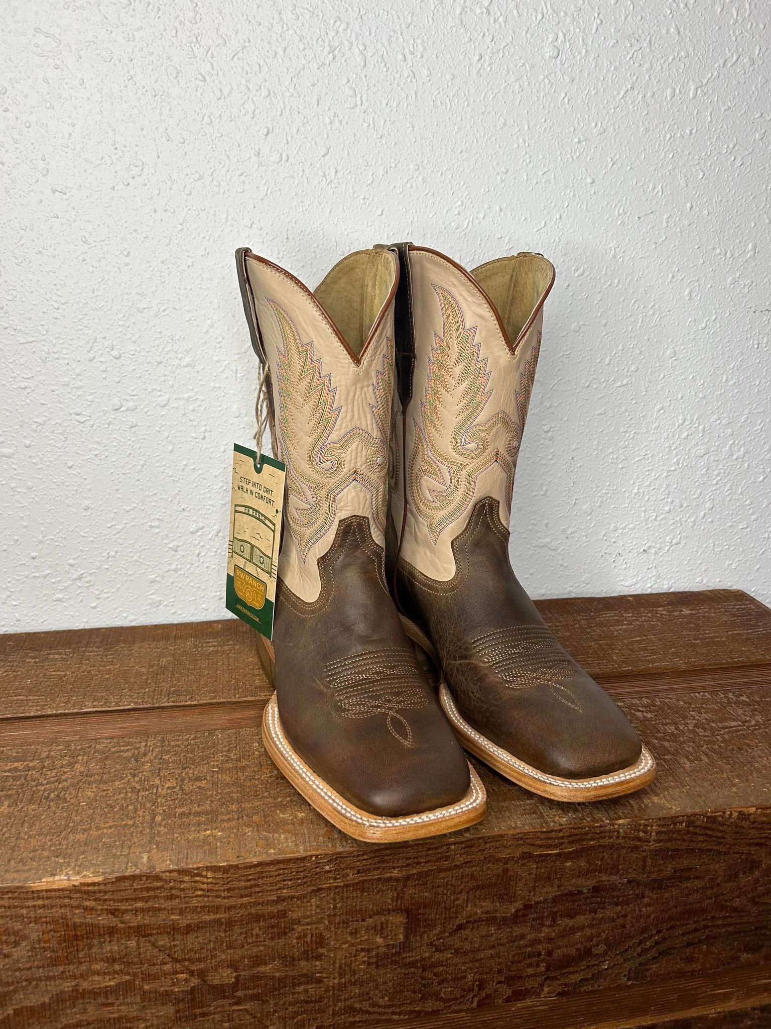 Men's R. Watson Mad Brown Goat Boot-Men's Boots-R. Watson-Lucky J Boots & More, Women's, Men's, & Kids Western Store Located in Carthage, MO