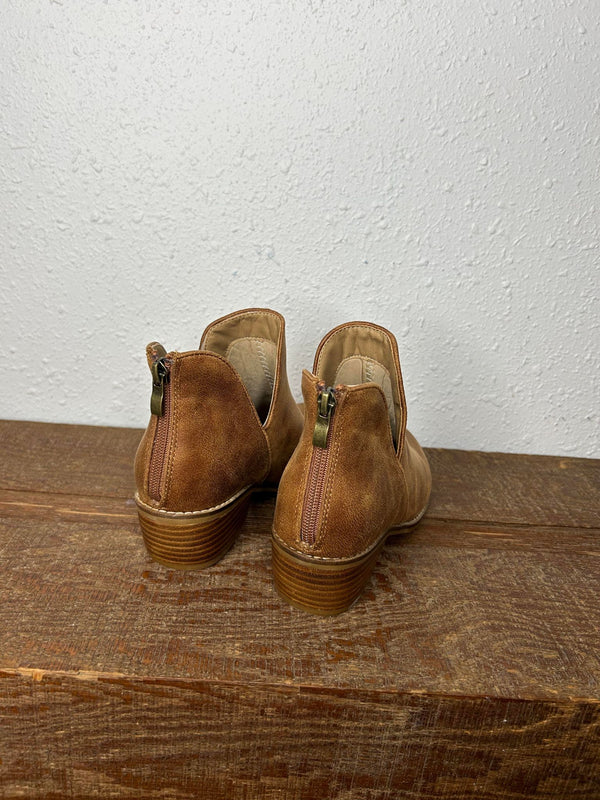 Boutique Vanish Booties in Cognac *FINAL SALE*-Women's Boots-Corkys Footwear-Lucky J Boots & More, Women's, Men's, & Kids Western Store Located in Carthage, MO