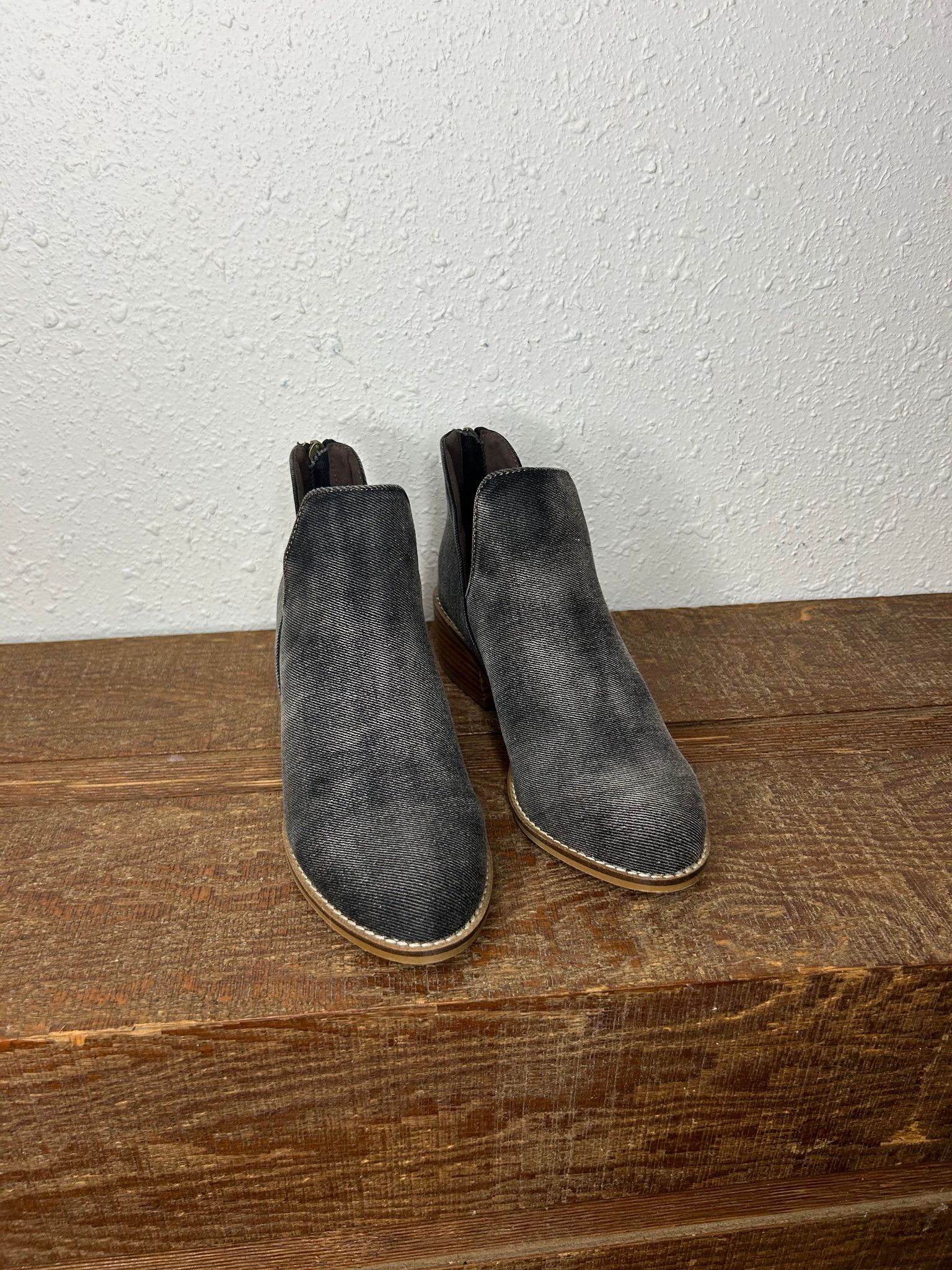 Boutique Vanish Booties in Washed Dark Blue Denim *FINAL SALE*-Women's Boots-Corkys Footwear-Lucky J Boots & More, Women's, Men's, & Kids Western Store Located in Carthage, MO