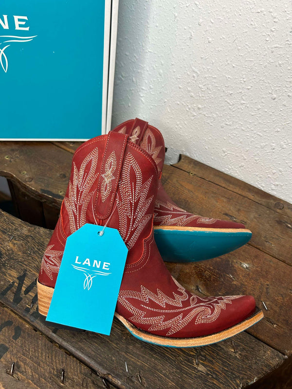 Lane Boots Smoldering Ruby Lexington Bootie-Women's Boots-Lane Boots-Lucky J Boots & More, Women's, Men's, & Kids Western Store Located in Carthage, MO
