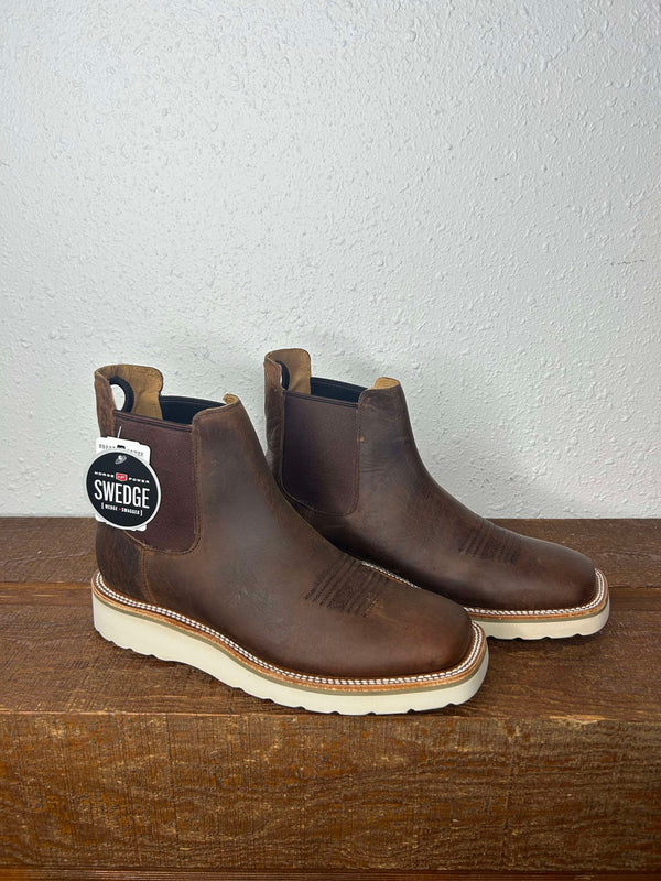 Men's Horse Power Distressed Bison Boot-Men's Boots-Horse Power-Lucky J Boots & More, Women's, Men's, & Kids Western Store Located in Carthage, MO