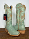 Women's Hyer Leawood Robin's Egg Cowhide Boot-Women's Boots-HYER Boots-Lucky J Boots & More, Women's, Men's, & Kids Western Store Located in Carthage, MO