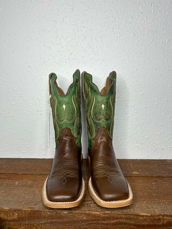 Men's R. Watson Vintage Green Cowhide Boot-Men's Boots-R. Watson-Lucky J Boots & More, Women's, Men's, & Kids Western Store Located in Carthage, MO