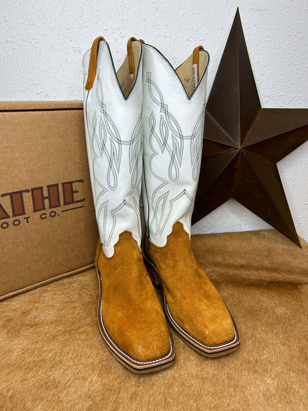 Men's Olathe Rust Mesquite Crazyhorse Boot-Men's Boots-Olathe-Lucky J Boots & More, Women's, Men's, & Kids Western Store Located in Carthage, MO