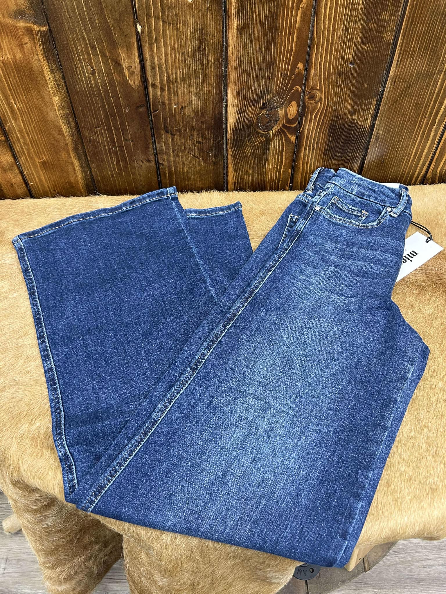 Mica Denim Nova Super High Rise Skater Jeans *FINAL SALE*-Women's Denim-Mica Denim-Lucky J Boots & More, Women's, Men's, & Kids Western Store Located in Carthage, MO